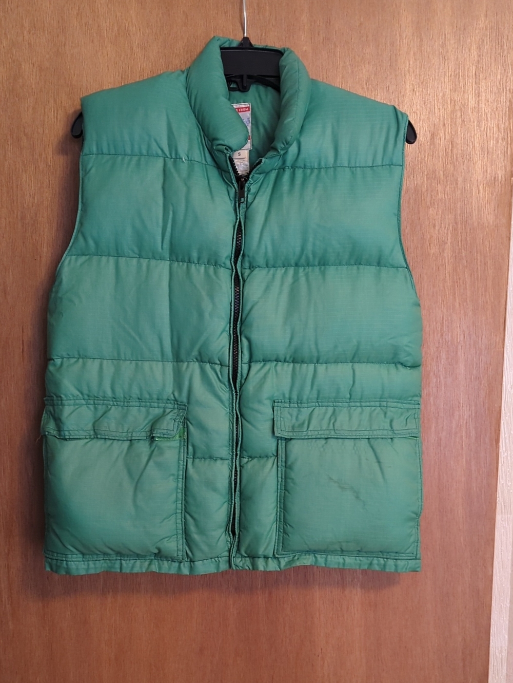 Green Men's Puffer Vest - Brand Unspecified